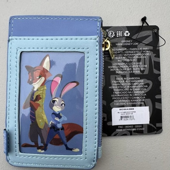 Loungefly Disney Zootopia Card Holder NWT - Picture 2 of 6
